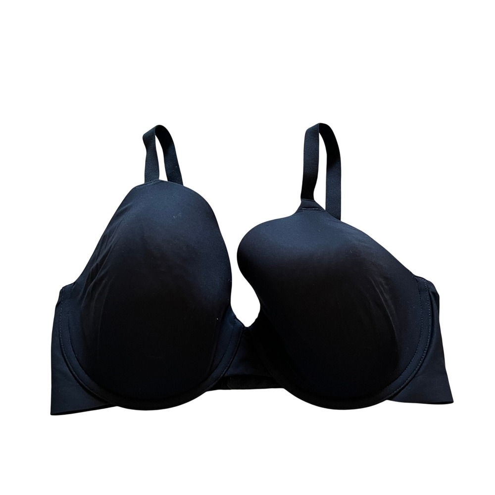 Wacoal‎ Basic Beauty Black Full Figure Underwire Bra 853339 Womens 34DDD